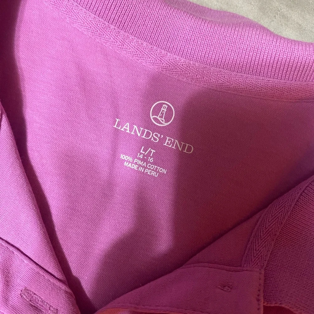 Lands End bright pink